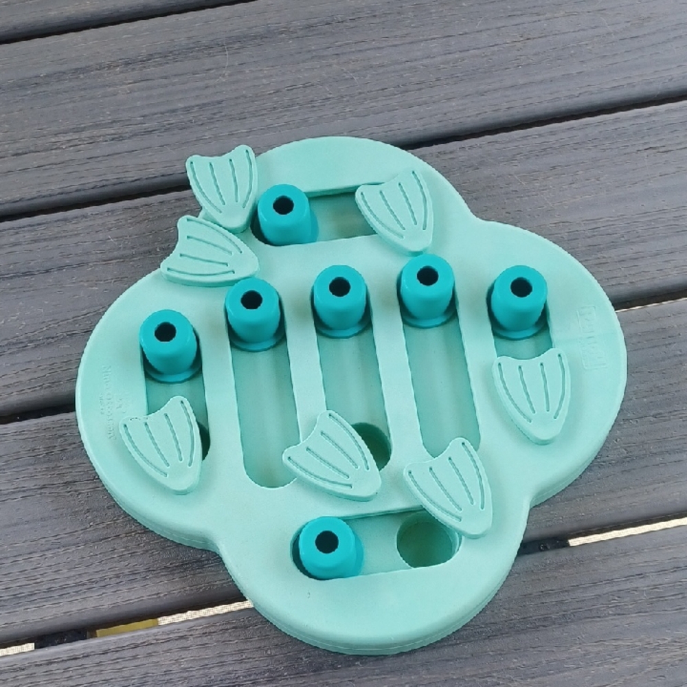 Interactive Aqua Dog Puzzle Toy